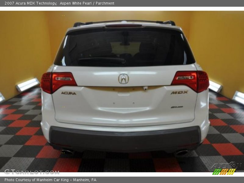 Aspen White Pearl / Parchment 2007 Acura MDX Technology