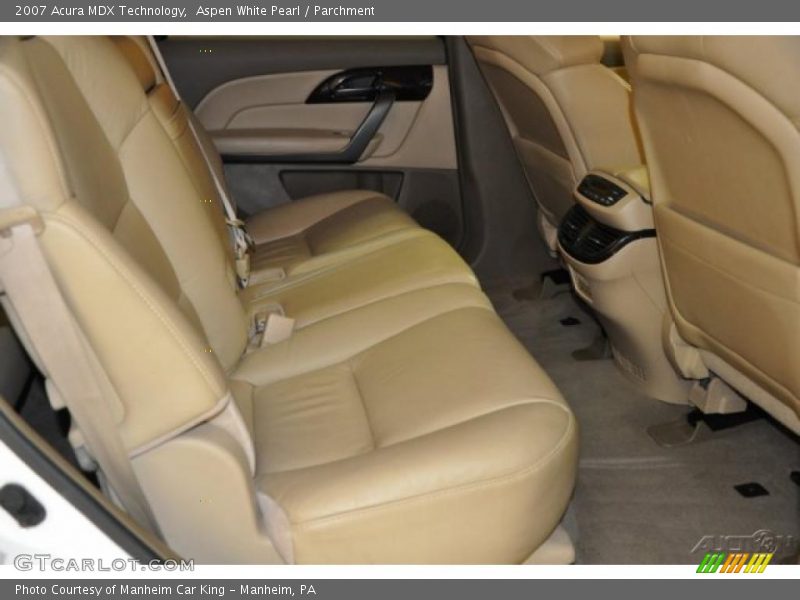 Aspen White Pearl / Parchment 2007 Acura MDX Technology