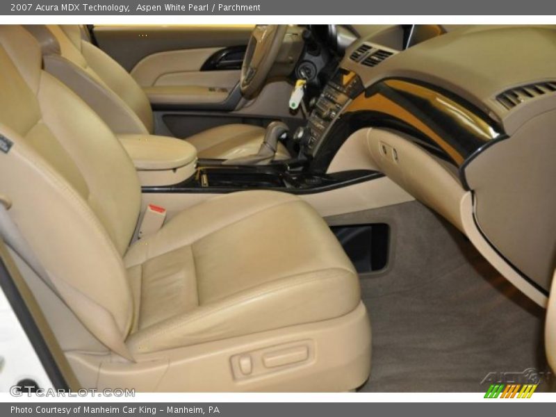 Aspen White Pearl / Parchment 2007 Acura MDX Technology