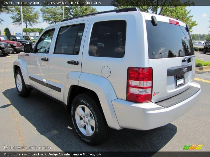 Bright Silver Metallic / Dark Slate Gray 2011 Jeep Liberty Sport