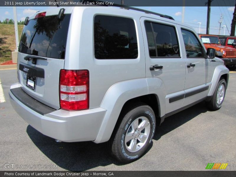Bright Silver Metallic / Dark Slate Gray 2011 Jeep Liberty Sport