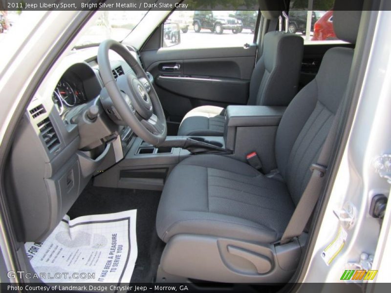 Bright Silver Metallic / Dark Slate Gray 2011 Jeep Liberty Sport