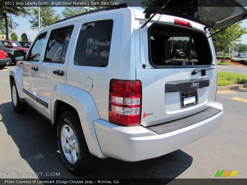 Bright Silver Metallic / Dark Slate Gray 2011 Jeep Liberty Sport