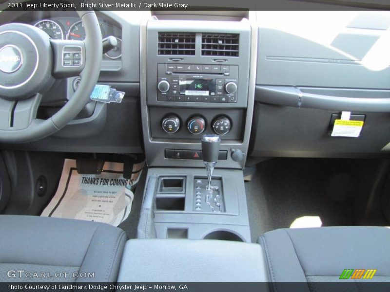 Bright Silver Metallic / Dark Slate Gray 2011 Jeep Liberty Sport