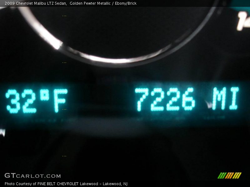 Golden Pewter Metallic / Ebony/Brick 2009 Chevrolet Malibu LTZ Sedan