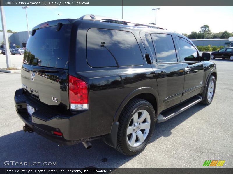 Galaxy Black / Charcoal 2008 Nissan Armada LE