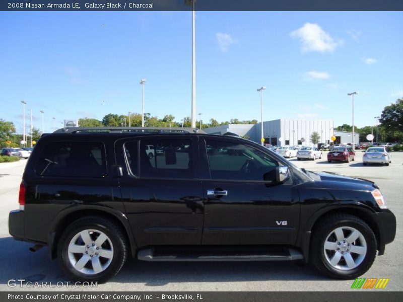 Galaxy Black / Charcoal 2008 Nissan Armada LE