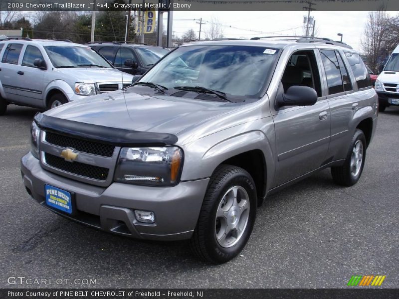 Graystone Metallic / Ebony 2009 Chevrolet TrailBlazer LT 4x4