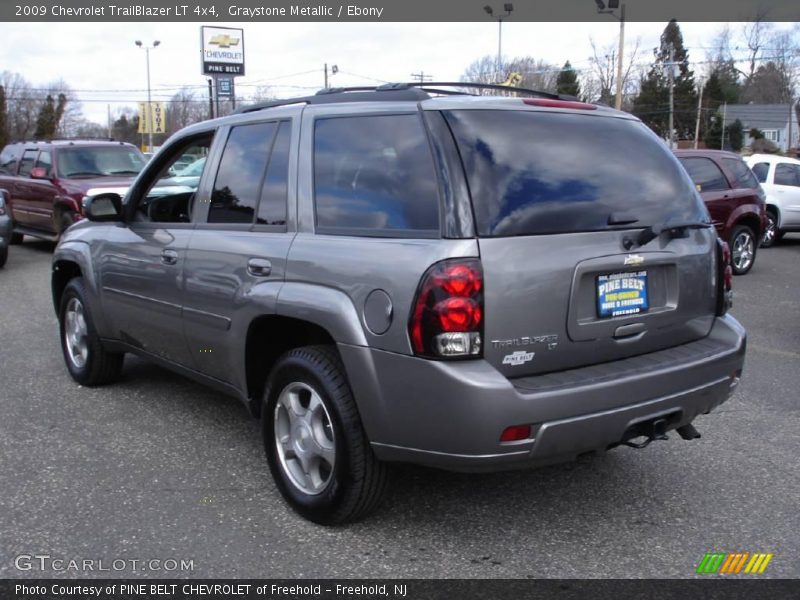 Graystone Metallic / Ebony 2009 Chevrolet TrailBlazer LT 4x4