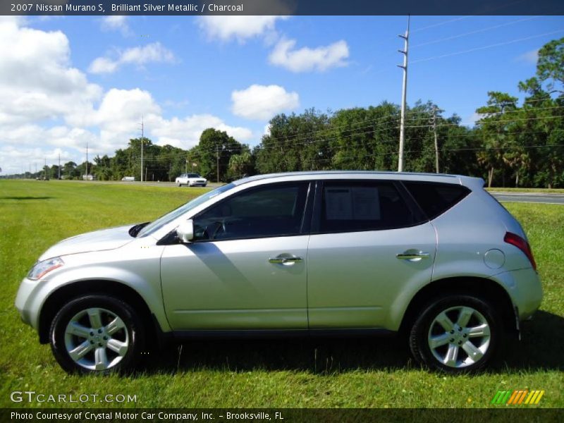 Brilliant Silver Metallic / Charcoal 2007 Nissan Murano S