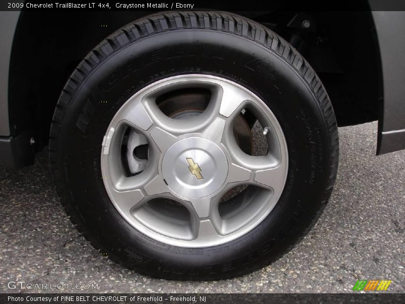 Graystone Metallic / Ebony 2009 Chevrolet TrailBlazer LT 4x4