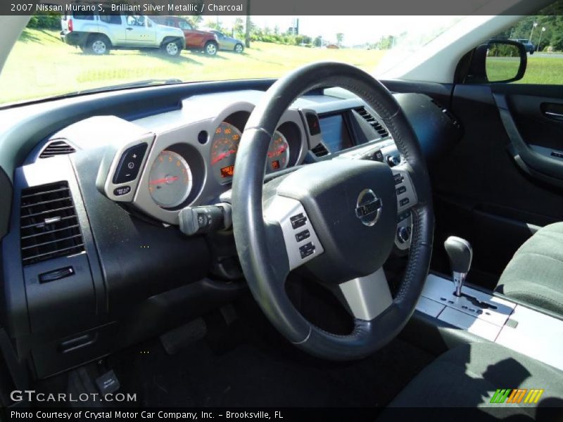 Brilliant Silver Metallic / Charcoal 2007 Nissan Murano S