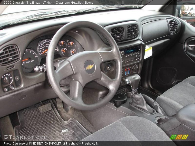 Graystone Metallic / Ebony 2009 Chevrolet TrailBlazer LT 4x4
