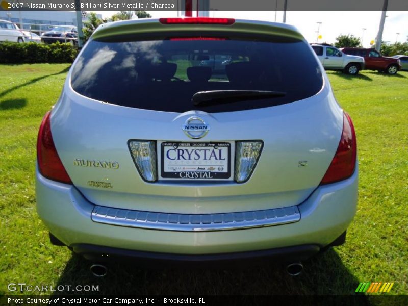 Brilliant Silver Metallic / Charcoal 2007 Nissan Murano S