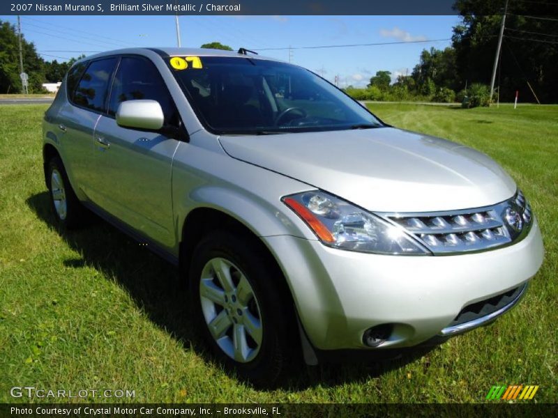Brilliant Silver Metallic / Charcoal 2007 Nissan Murano S