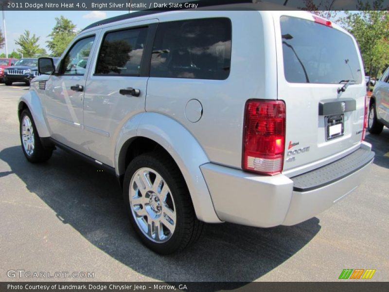 Bright Silver Metallic / Dark Slate Gray 2011 Dodge Nitro Heat 4.0