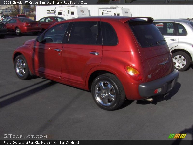 Inferno Red Pearl / Gray 2001 Chrysler PT Cruiser Limited