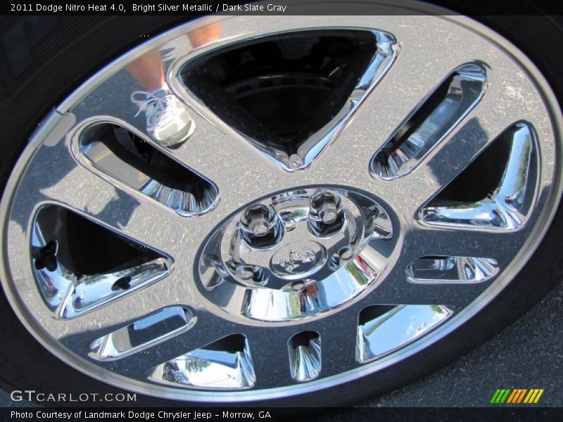 Bright Silver Metallic / Dark Slate Gray 2011 Dodge Nitro Heat 4.0