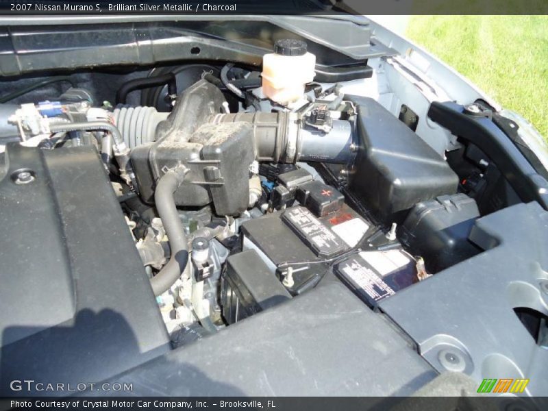Brilliant Silver Metallic / Charcoal 2007 Nissan Murano S