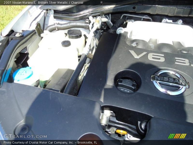 Brilliant Silver Metallic / Charcoal 2007 Nissan Murano S