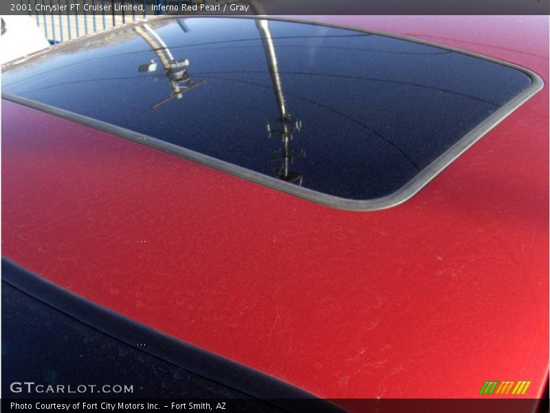 Inferno Red Pearl / Gray 2001 Chrysler PT Cruiser Limited