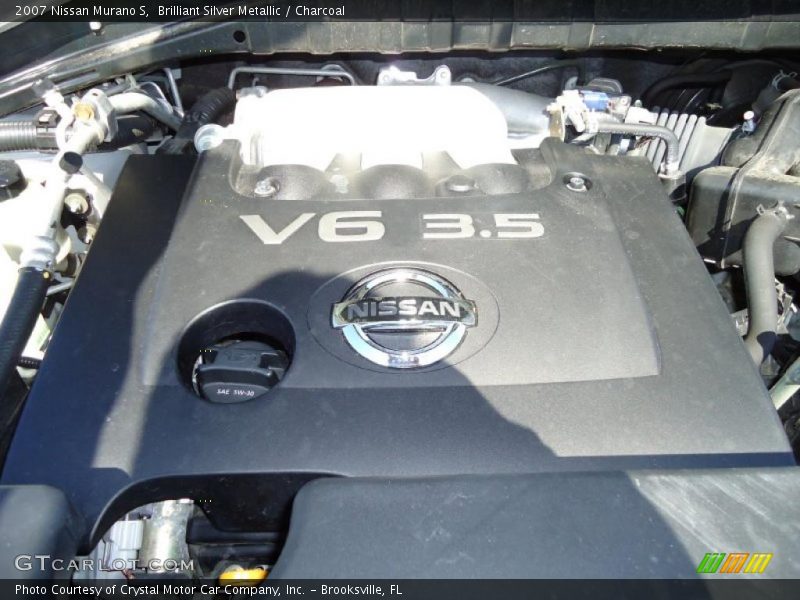 Brilliant Silver Metallic / Charcoal 2007 Nissan Murano S