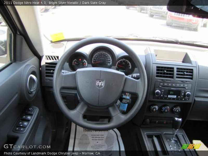 Bright Silver Metallic / Dark Slate Gray 2011 Dodge Nitro Heat 4.0