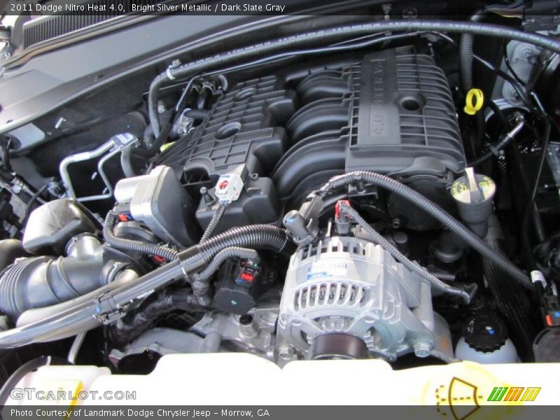 Bright Silver Metallic / Dark Slate Gray 2011 Dodge Nitro Heat 4.0