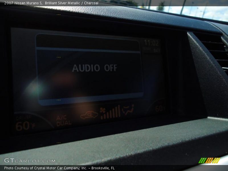 Brilliant Silver Metallic / Charcoal 2007 Nissan Murano S