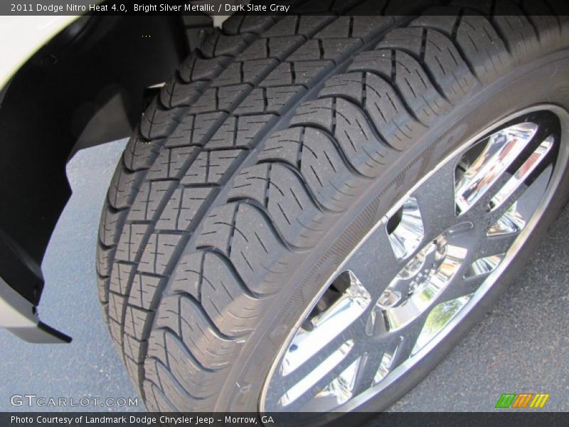 Bright Silver Metallic / Dark Slate Gray 2011 Dodge Nitro Heat 4.0