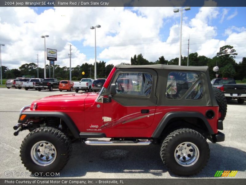 Flame Red / Dark Slate Gray 2004 Jeep Wrangler SE 4x4