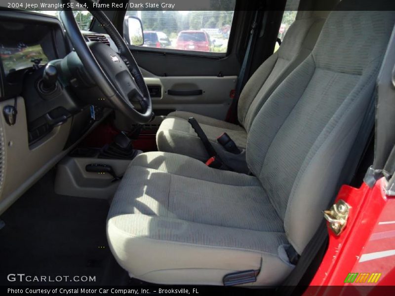 Flame Red / Dark Slate Gray 2004 Jeep Wrangler SE 4x4
