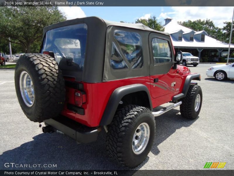 Flame Red / Dark Slate Gray 2004 Jeep Wrangler SE 4x4