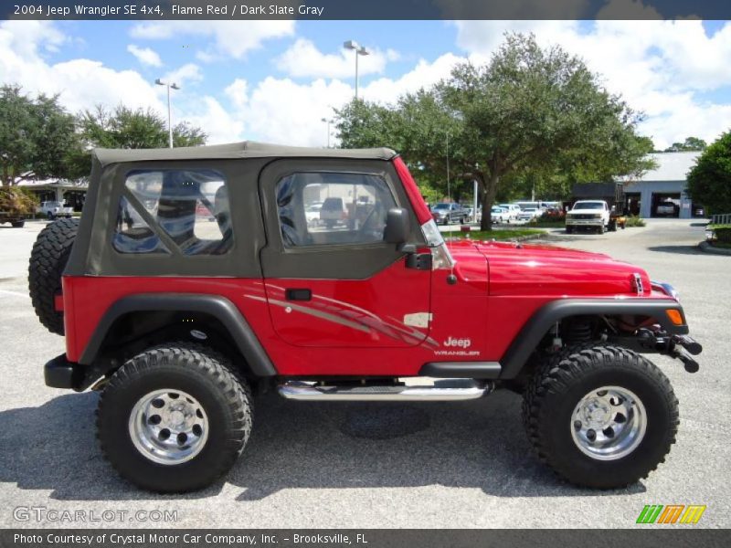 Flame Red / Dark Slate Gray 2004 Jeep Wrangler SE 4x4