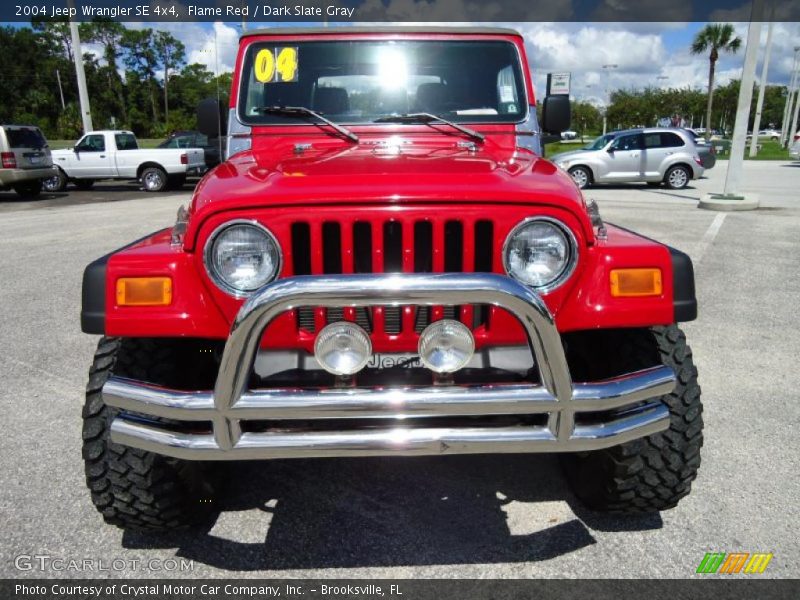 Flame Red / Dark Slate Gray 2004 Jeep Wrangler SE 4x4