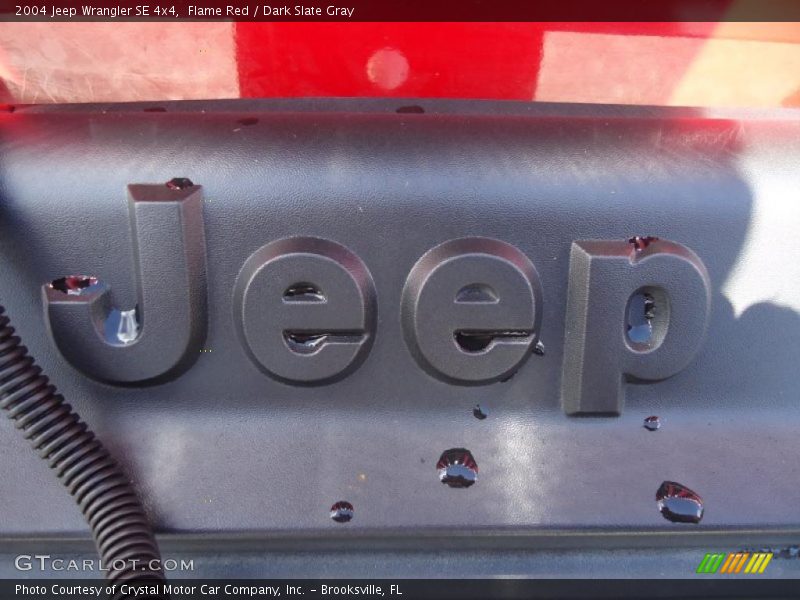 Flame Red / Dark Slate Gray 2004 Jeep Wrangler SE 4x4