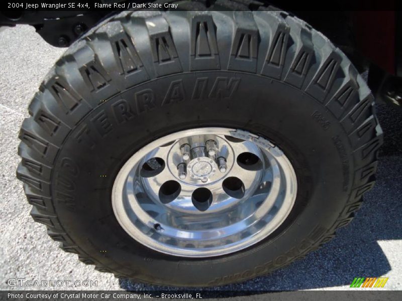 Flame Red / Dark Slate Gray 2004 Jeep Wrangler SE 4x4