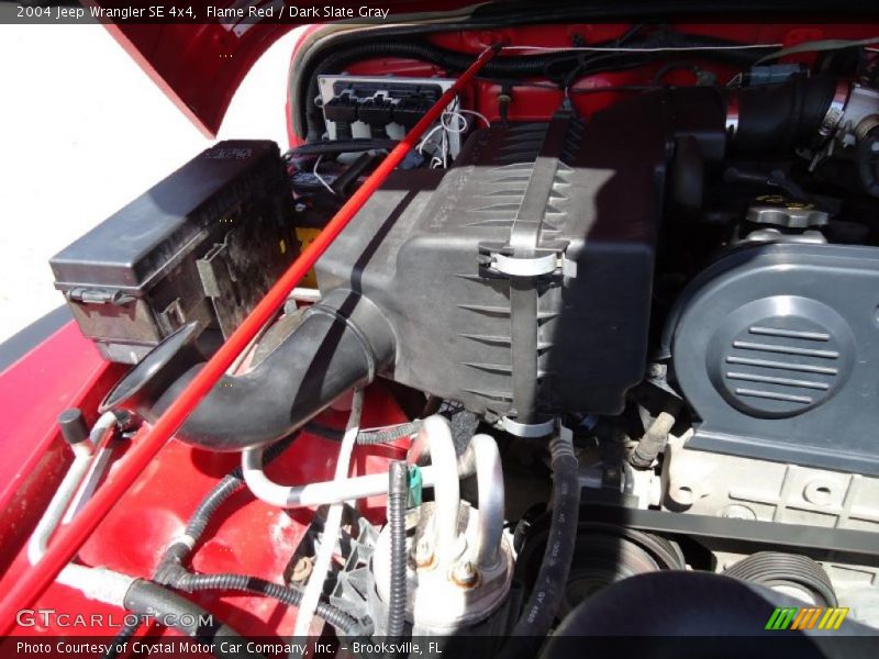 Flame Red / Dark Slate Gray 2004 Jeep Wrangler SE 4x4