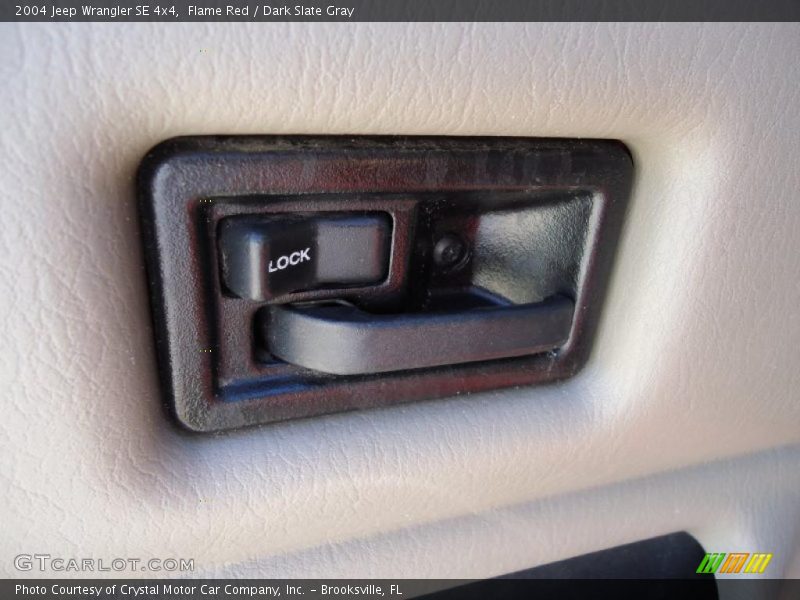 Flame Red / Dark Slate Gray 2004 Jeep Wrangler SE 4x4
