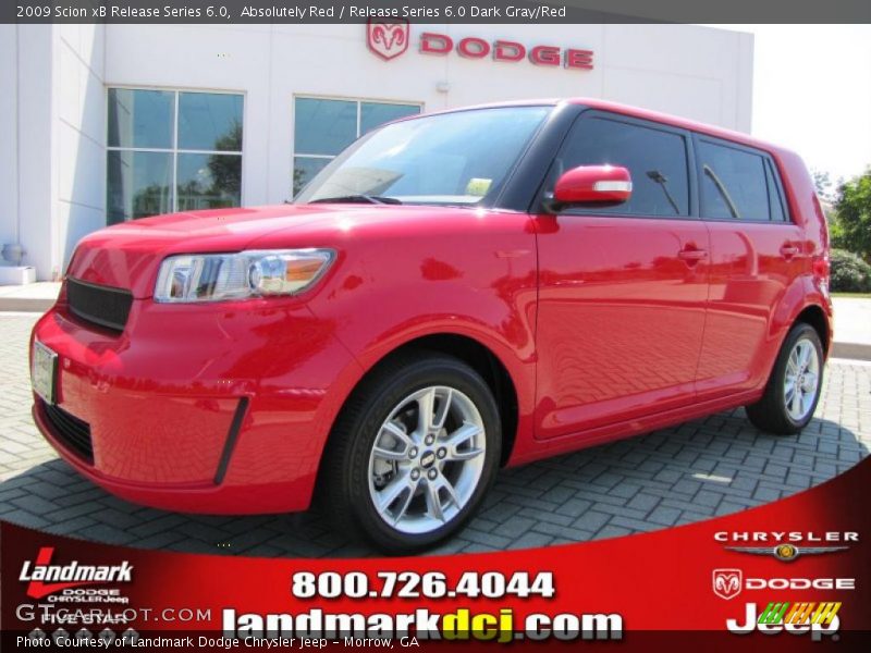 Absolutely Red / Release Series 6.0 Dark Gray/Red 2009 Scion xB Release Series 6.0