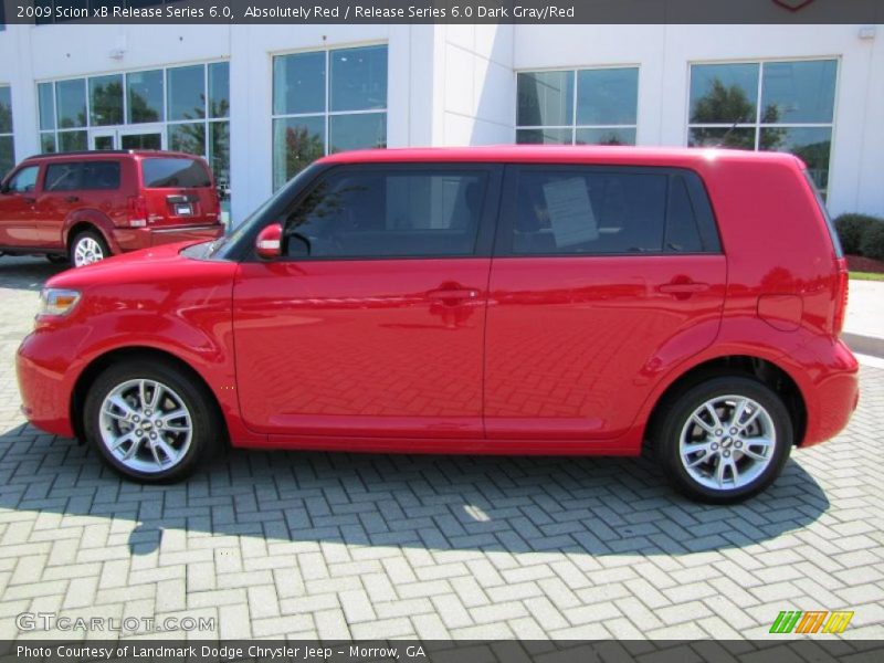 Absolutely Red / Release Series 6.0 Dark Gray/Red 2009 Scion xB Release Series 6.0