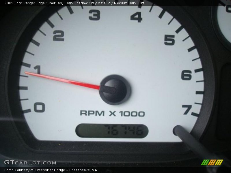 Dark Shadow Grey Metallic / Medium Dark Flint 2005 Ford Ranger Edge SuperCab