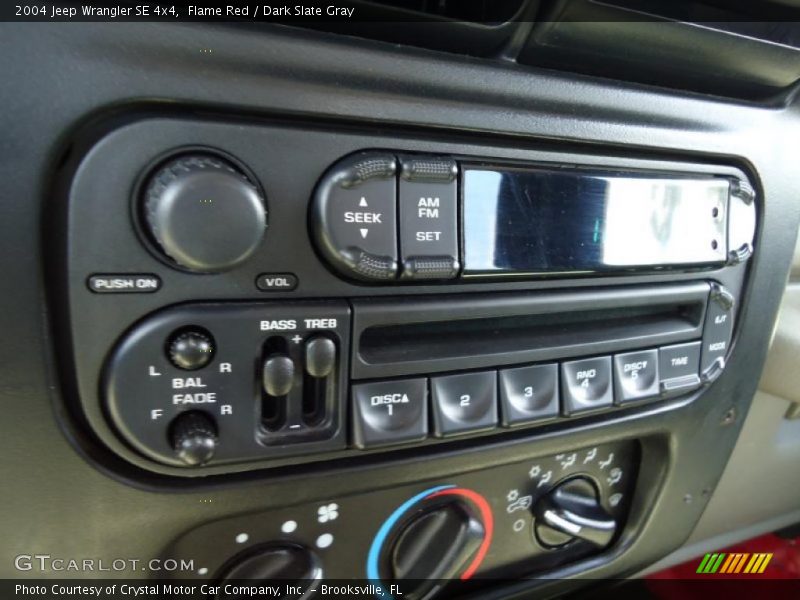 Flame Red / Dark Slate Gray 2004 Jeep Wrangler SE 4x4