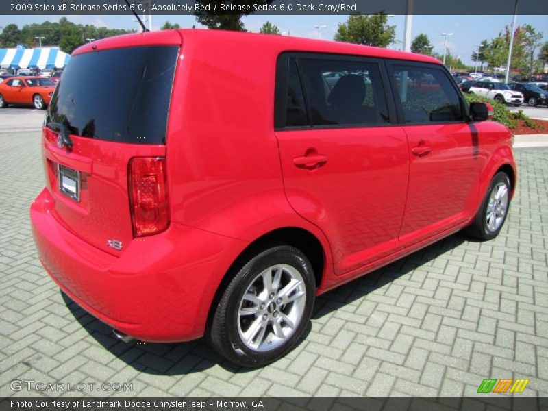 Absolutely Red / Release Series 6.0 Dark Gray/Red 2009 Scion xB Release Series 6.0