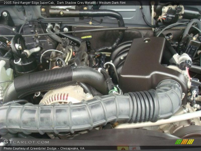 Dark Shadow Grey Metallic / Medium Dark Flint 2005 Ford Ranger Edge SuperCab