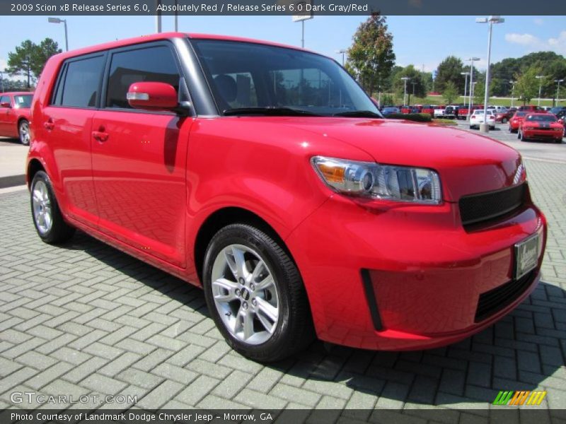 Absolutely Red / Release Series 6.0 Dark Gray/Red 2009 Scion xB Release Series 6.0