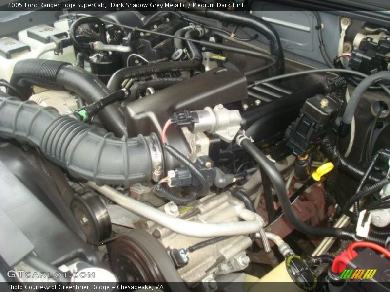 Dark Shadow Grey Metallic / Medium Dark Flint 2005 Ford Ranger Edge SuperCab
