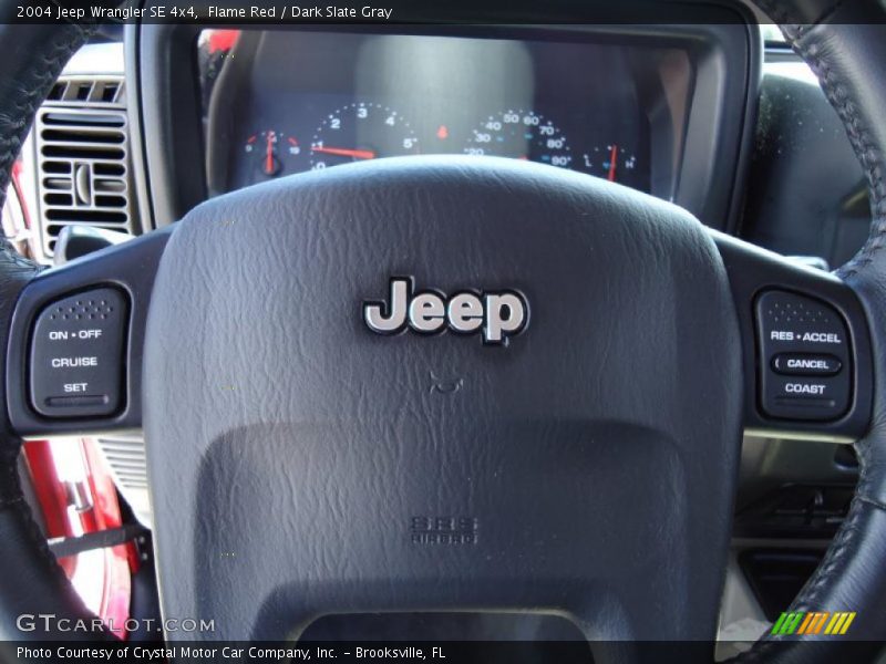 Flame Red / Dark Slate Gray 2004 Jeep Wrangler SE 4x4