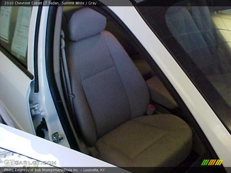 Summit White / Gray 2010 Chevrolet Cobalt LT Sedan