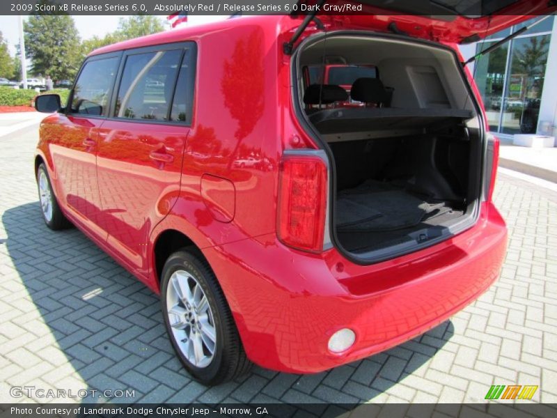 Absolutely Red / Release Series 6.0 Dark Gray/Red 2009 Scion xB Release Series 6.0
